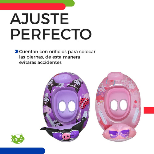 2 Pack Flotador Salvavidas Para Bebé Playa Inflable Alberca
