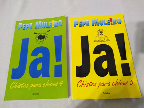 Pepe Muleiro Ja ! Chistes Para Chicos 4 Y 5 Lote X2 Libros 