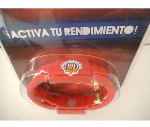 Imagen 2 de 2 de Pulsera Chivas Roja Futbol Activa Tu Rendimiento