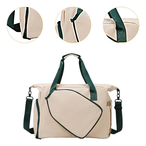 Pickleball Racket Bag Bag Sports Separación Seca Y Húmeda