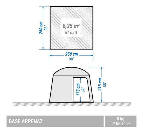 Carpa-comedor. Acopla En Camper O Furgón