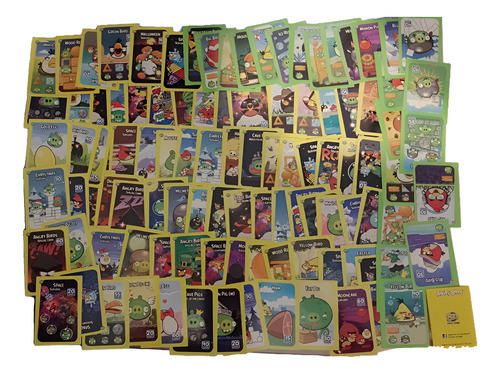 Lote Mix 175+ Cartas: Gaturro, Club Penguin, Angry Birds Gaturro (Usado)