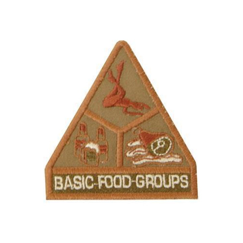 Patch Bordado Food Com Fecho De Contato 8x8 Cm