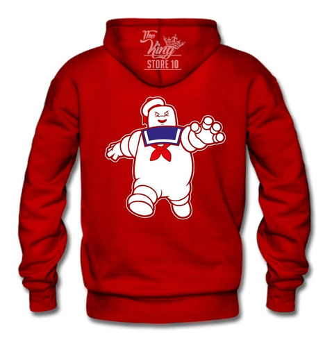 Poleron Cierre, Ghostbusters, Caza Fantasmas, Stay Puft, Xxxl / Kingstore10