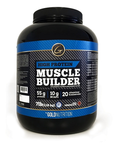 Muscle Builder 7 Lb - Gold Nutrition - Ganador Hiperproteico