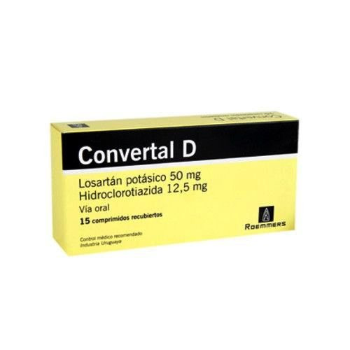 Convertal D  50/12.5 Mg 15 Com