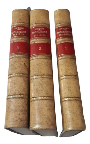 Enciclop. Juridica Ahrens 1876 3 Tomos Muy Antiguo Video