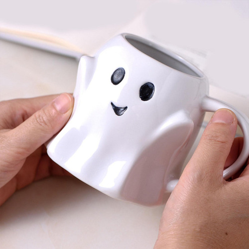 * Taza De Café Spooky, Taza De Té Peculiar, Vajilla De