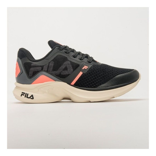 Tênis Fila Racer Move color black/soft fiery coral/grafite - adulto 39 BR