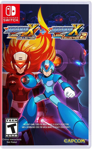 Mega Man X Legacy Collection 1+2 Nintendo Switch Novo