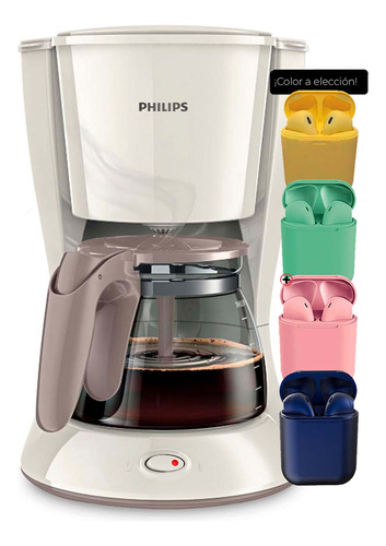 Cafetera Philips Daily Collection Hd7461 Semi Auto + Auri