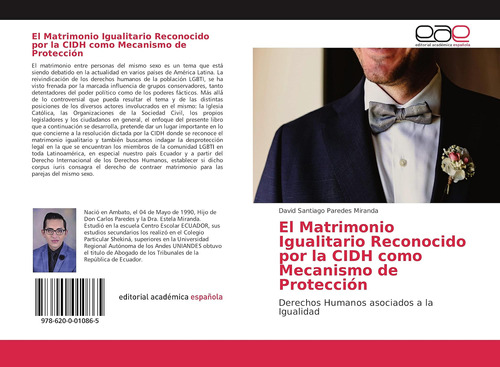 Libro: El Matrimonio Igualitario Reconocido Por Cidh Como