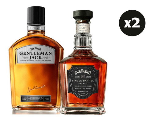 Pack Whisky Jack Daniels Gentleman - Single Barrel Select