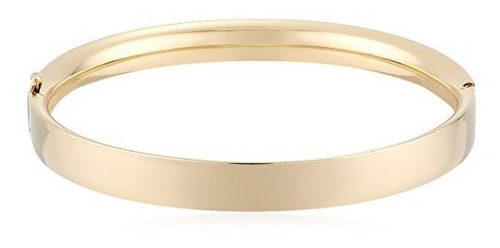 Imagen 1 de 2 de Pulsera Con Bisagras Pulidas De Oro Amarillo De 14 K