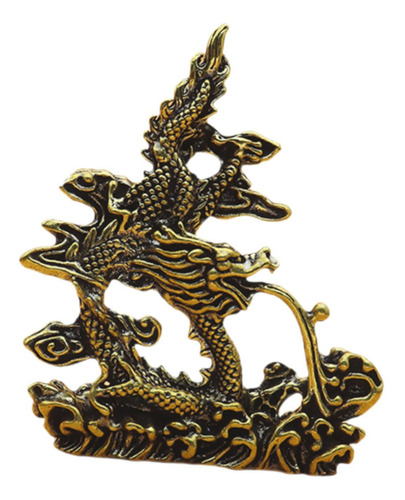 Estatua De Dragón Chino Ornamento De Escritorio Arte Crafts