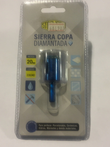 Sierra Copa Diamantada P/taladro 20 Mm 336040