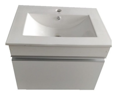 Imagen 2 de 6 de Mueble Aereo Mdf Armado Y Bacha De Loza 61cm Acra