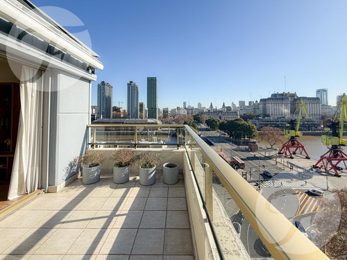 Departamento De Lujo Amoblado En Alquiler Vista Panorámica En Puerto Madero
