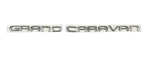 Emblema Grand Caravan Letras Adheribles Cromo