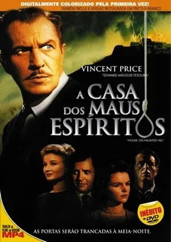 Dvd  A Casa Dos Maus Espíritos - Vincent Price - Lacrado