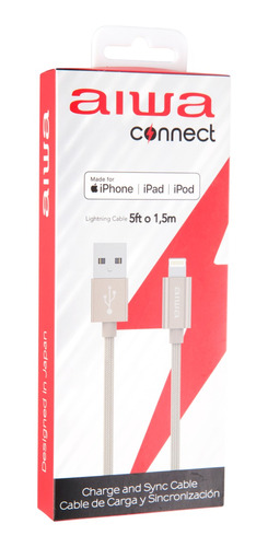 Cable Usb Lightning-iPhone Aiwa 