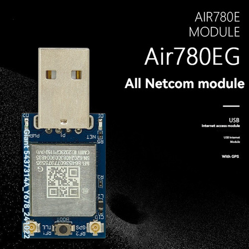 Módulo Netcom Completo Air780eg 4g Módulo De Internet Usb Co