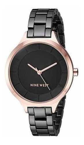 Nueve Oeste Reloj De Pulsera Para Mujer Tono Oro Rosa