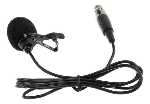 Micrófono De Solapa Lavalier De 2 Piezas Con Clip Xlr De 4