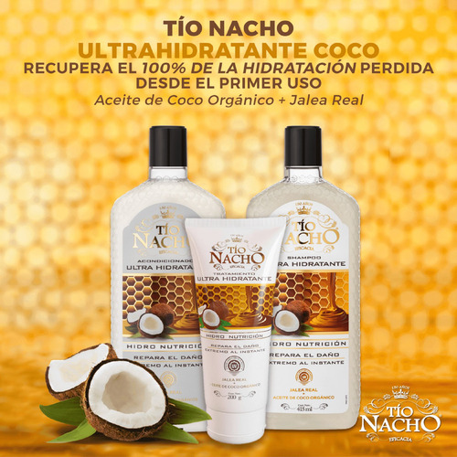 Pack Tio Nacho Coco Shampoo 415ml + Tratamiento 200g