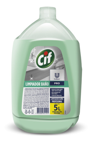 Imagen 2 de 3 de Cif Limpiador Baño Profesional 5l