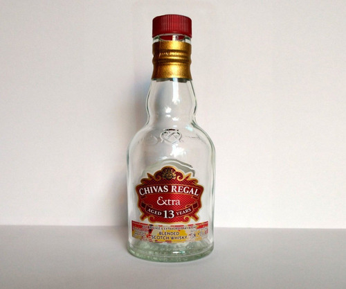 Mini Botella Coleccionable Chivas Regal Vacía 16 Cm