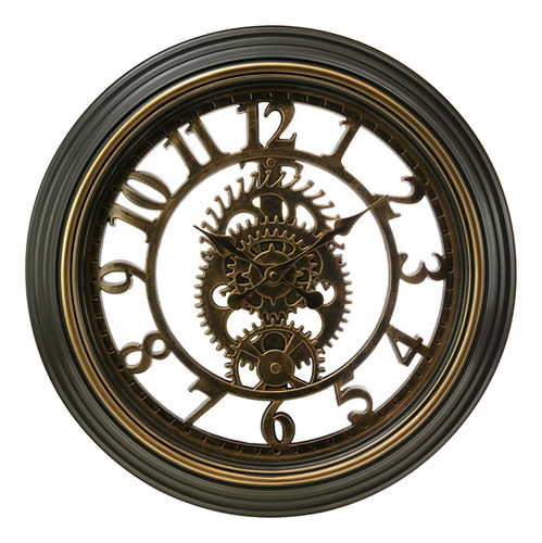 Relojes De Pared Redondos Decorativos, Bronce