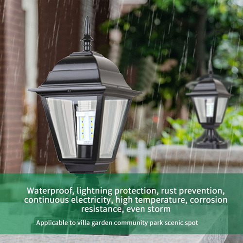 Farol De Jardín Al Aire Libre, Lámpara De Pilar Modernal