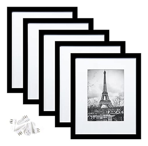 Upsimples 8x10 Picture Frame Set De 5, Display Pictures 5x7 