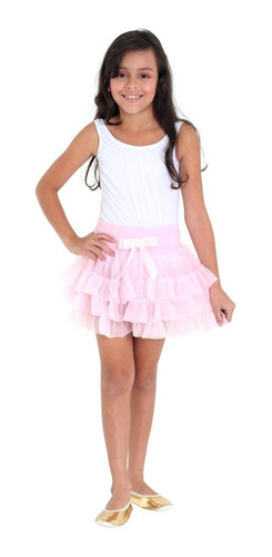 Imagem 1 de 1 de Collant Branco Para Balé Ou Fantasia Sulamericana