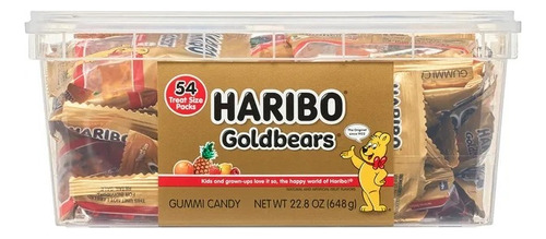 Haribo Goldbears Original Gummy Gomitas Americanas 54 Packs