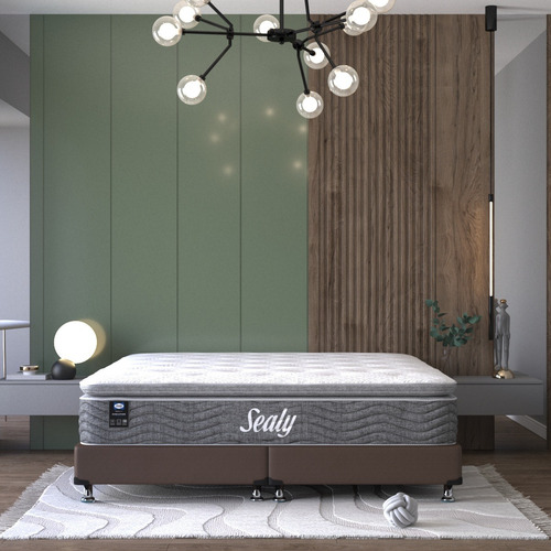 Colchon King Size Sealy Cushion Foam Ortopedic Evolution