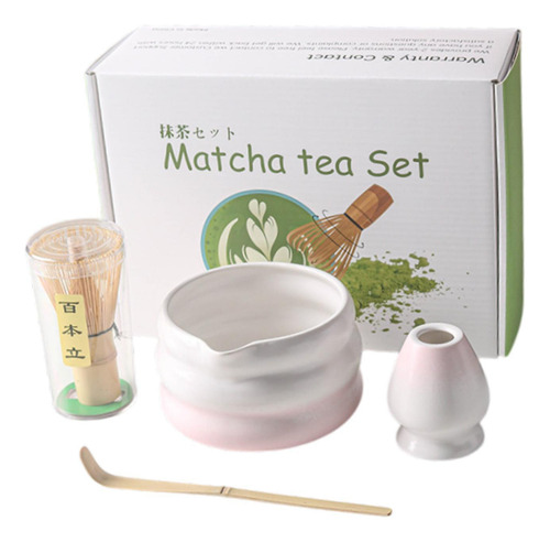 Matcha Watch And Bowl De Regalo Única Juego Gradiente Rosa