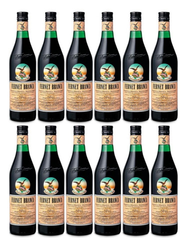 Fernet Branca 750ml Fratelli Aperitvo Caja X12 - Fullescabio