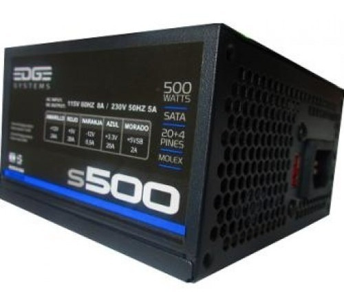 Fuente De Poder Acteck Micro Slim Atx 500w 24 Pines2 Sata2