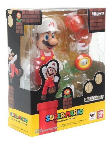 Super Mario Fire Mario S.h. Figuarts