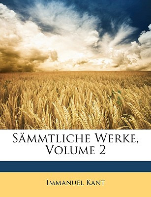 Libro Sammtliche Werke, Zweiter Band - Kant, Immanuel