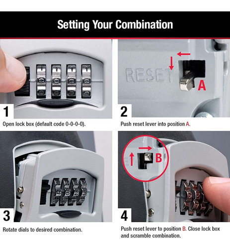 Candado De Seguridad Master Lock, Tipo Caja, Para Llaves