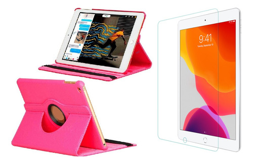Estuche Forro 360 Para iPad Air 1 + Vidrio Templado