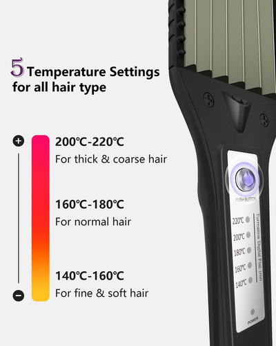 Dshow Engarzadora De Cabello Para Mujeres Y Ninas, Plancha D