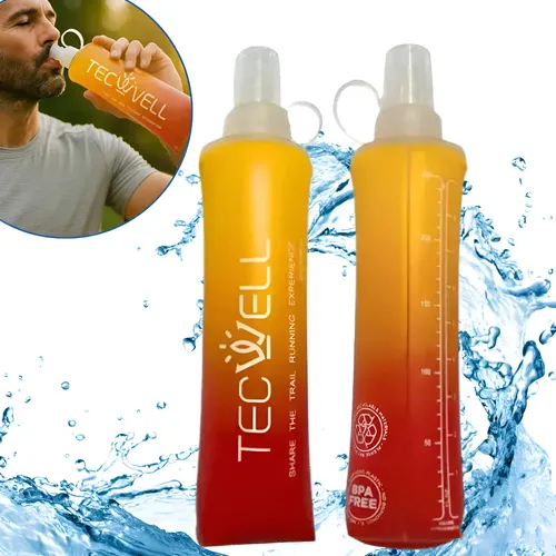 Garrafa Silicone 500ml dobrável