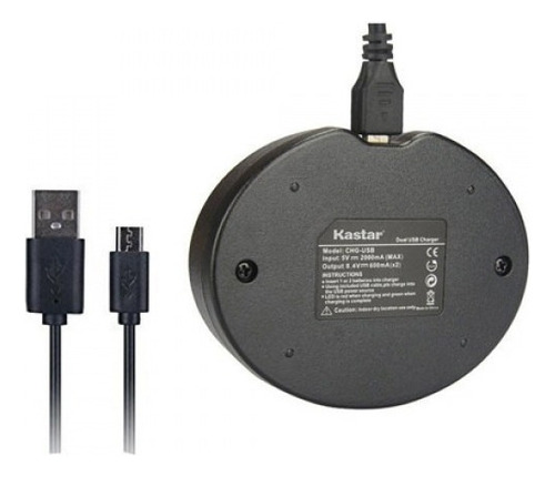 Cargador Kastar Dual Slim Para En-el14