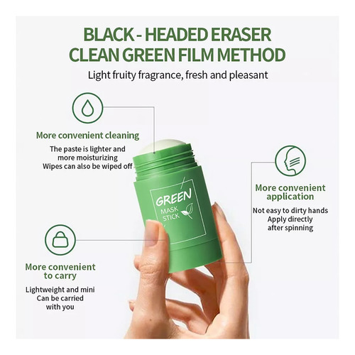 1 Mascarilla Limpiadora Profunda Té Verde, New Cleanse