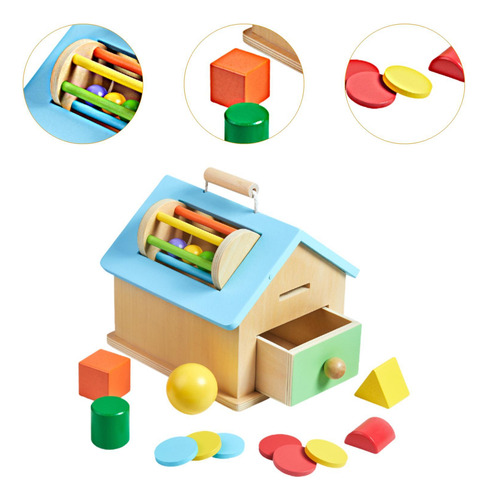 Tablero De Actividades De Madera Montessori, Juguete De