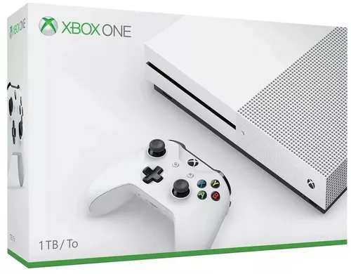 Console Xbox One S 1TB com 2 controles - 2 anos garantia - JF GAMES